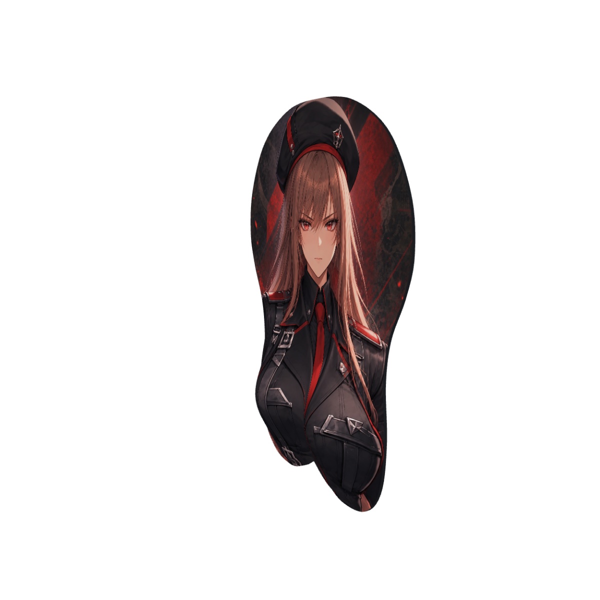 Rapi Patrol Leader 3D Mousepad — side digital preview, Small Standard shape