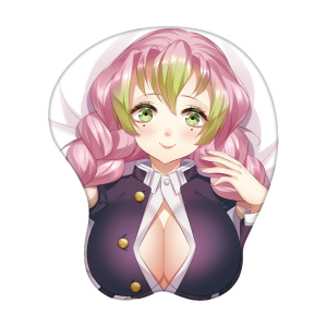 Demon Slayer: Kimetsu no Yaiba Kanroji Mitsuri 3D Silicon Mouse Pad Mat Wrist Rest