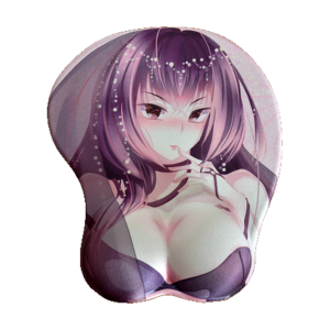 Fate/Grand Order Scathach 3D Mousepad-Soft Breast 3D Silicon Mouse Pad Mat Wrist Rest