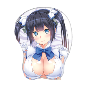 Is It Wrong to Try to Pick Up Girls in a Dungeon? Hestia Sexy 3D Mousepad-Soft Breast 3D Silicon Mouse Pad Mat Wrist Rest