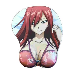 Fairy Tail Erza Scarlet 3D Mouse Pad Wrist Rest Gaming Mousepad