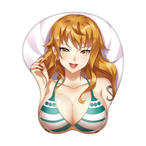 One Piece Nami 3D Silicon Mouse Pad Mat Wrist Rest