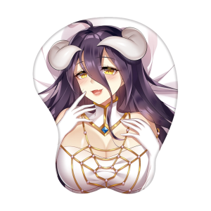 Overlord Albedo 3D Silicon Mouse Pad Mat Wrist Rest